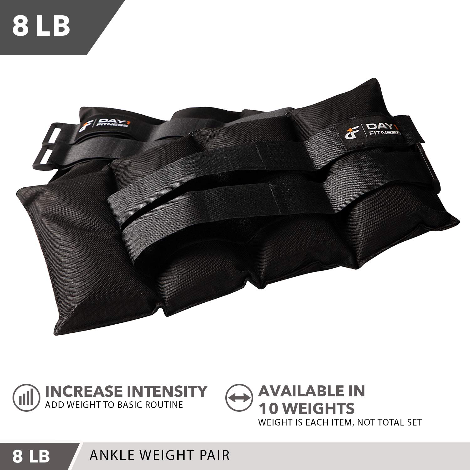 JFIT Paire de poids de cheville réglables, 1,8 kg