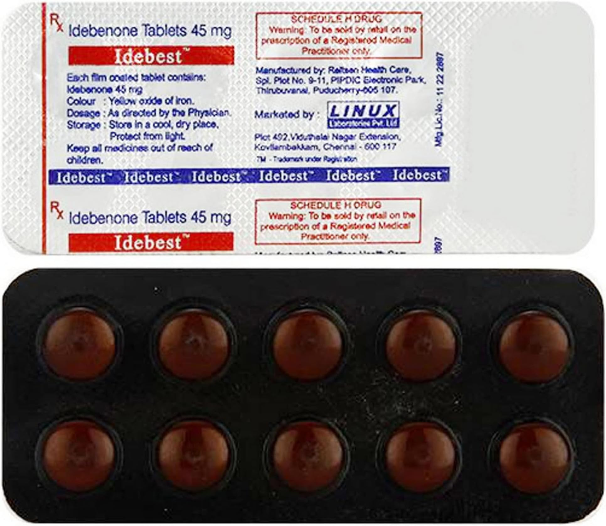 IDEBEST - Strip of 10 Tablets