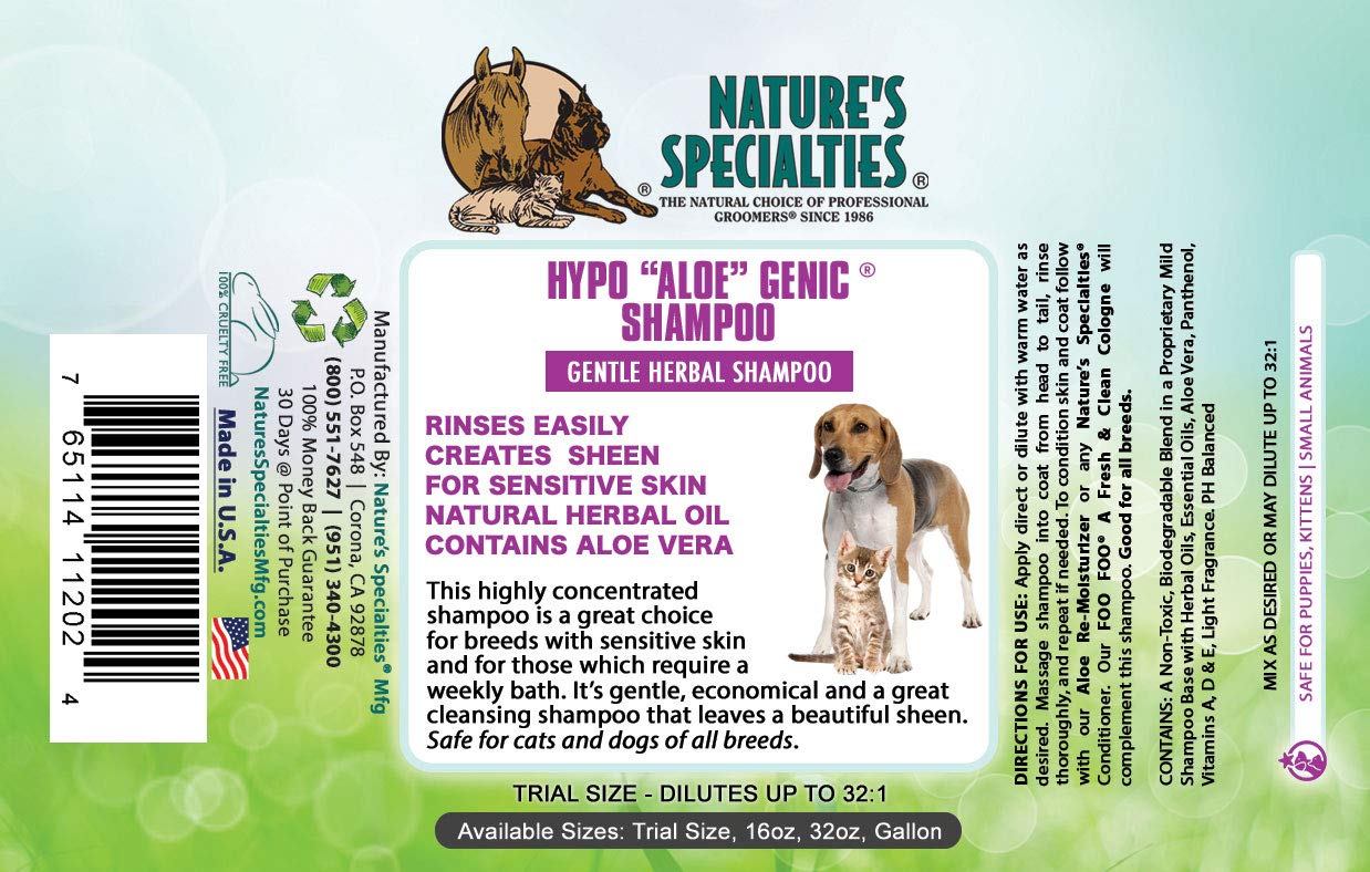 Nature's Specialties Hypo Aloe Genic Shampoo
