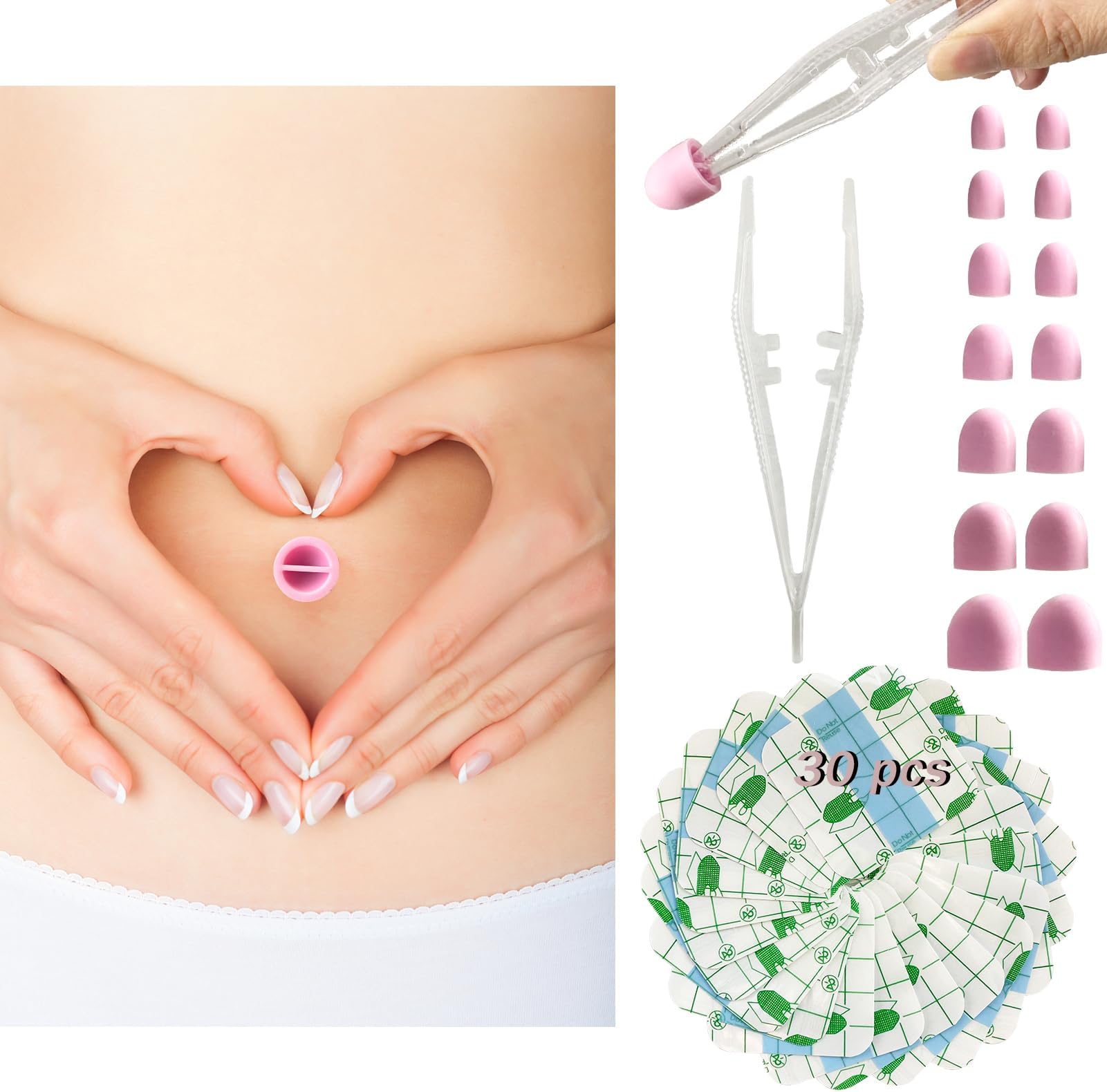 - Patented 14PCS Belly Button Plug Post Tummy Tuck & Liposuction Recovery Shaper, Soft and Comfortable Belly Button Retainer