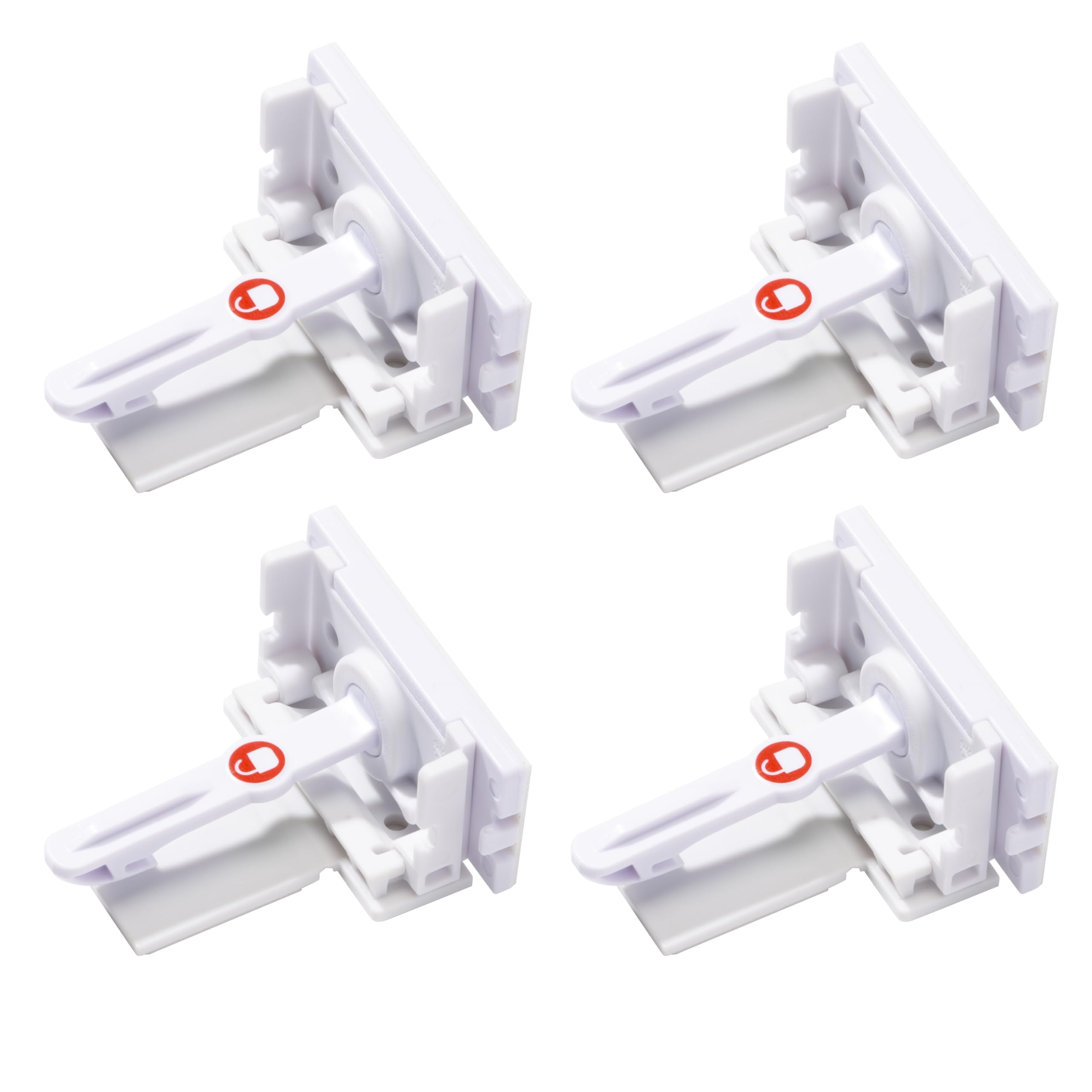 safety 1st® secure-to-explore adhesive locks (4 locks), white
