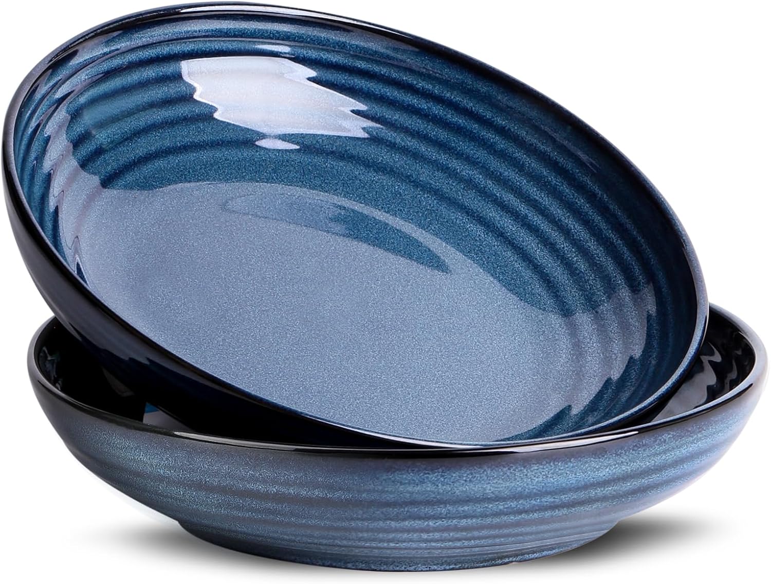Hasense Pasta Bowls Set of 2, 8.7 Inch Ceramic Salad