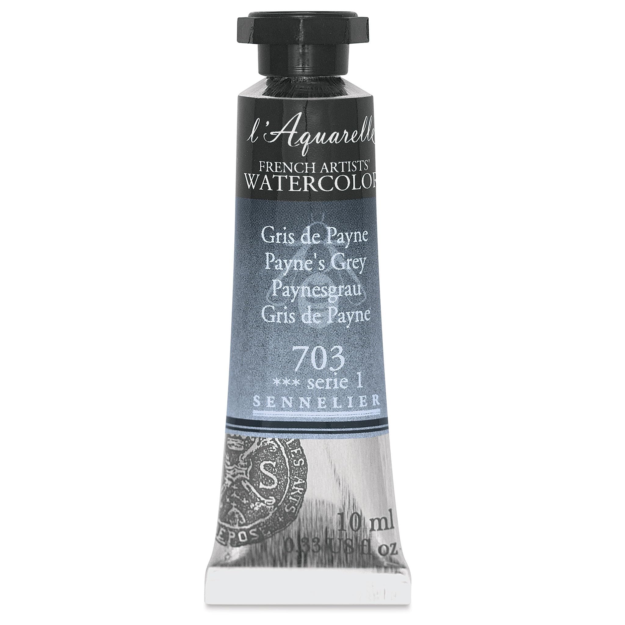 Sennelier L'Aquarelle Watercolour Paint Tube 10ml Payne's Grey For Painting