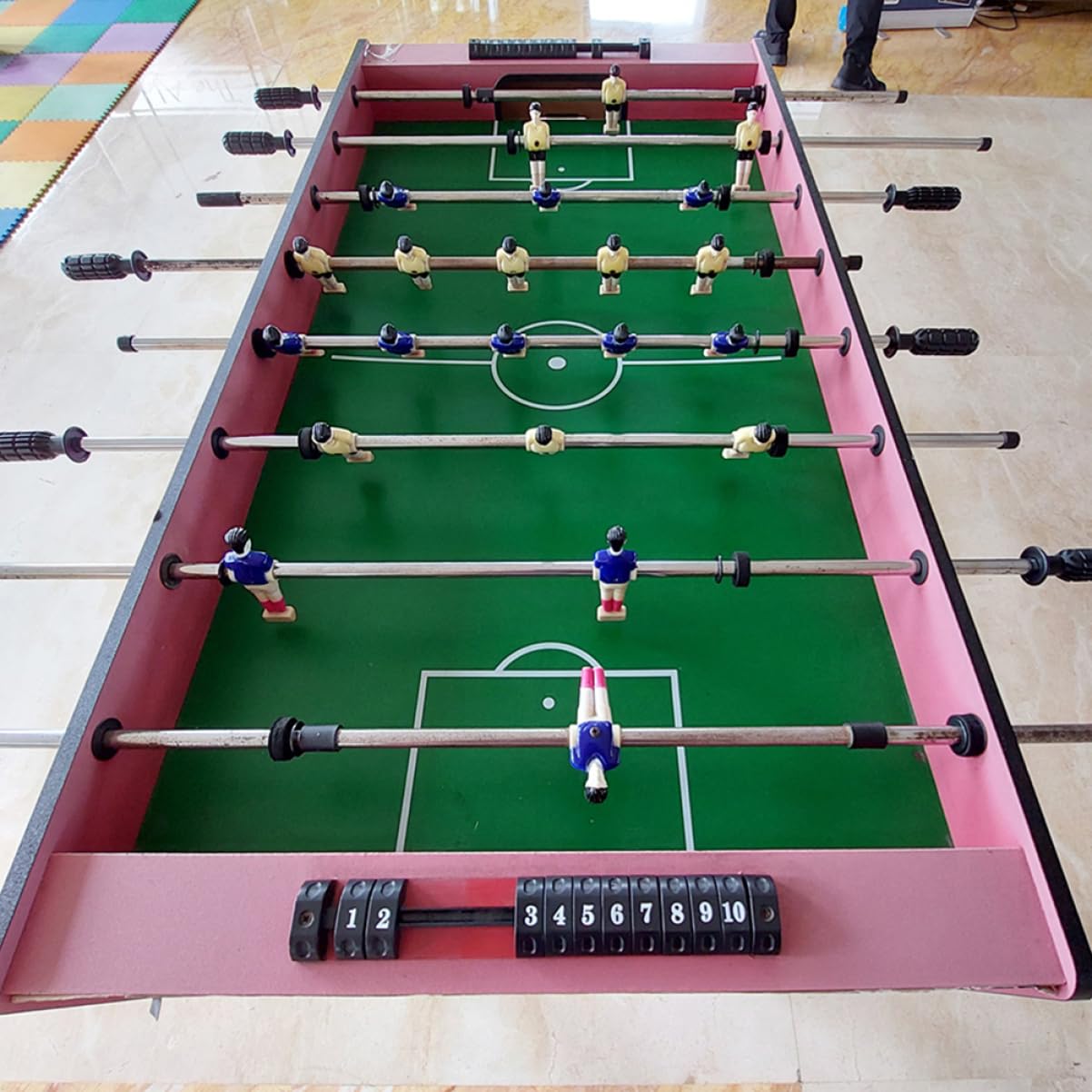 Maniglie Per Calcio Balilla In PVC Antiscivolo - 10mm, Design Ergonomico, Per Sostituzione (Nere)