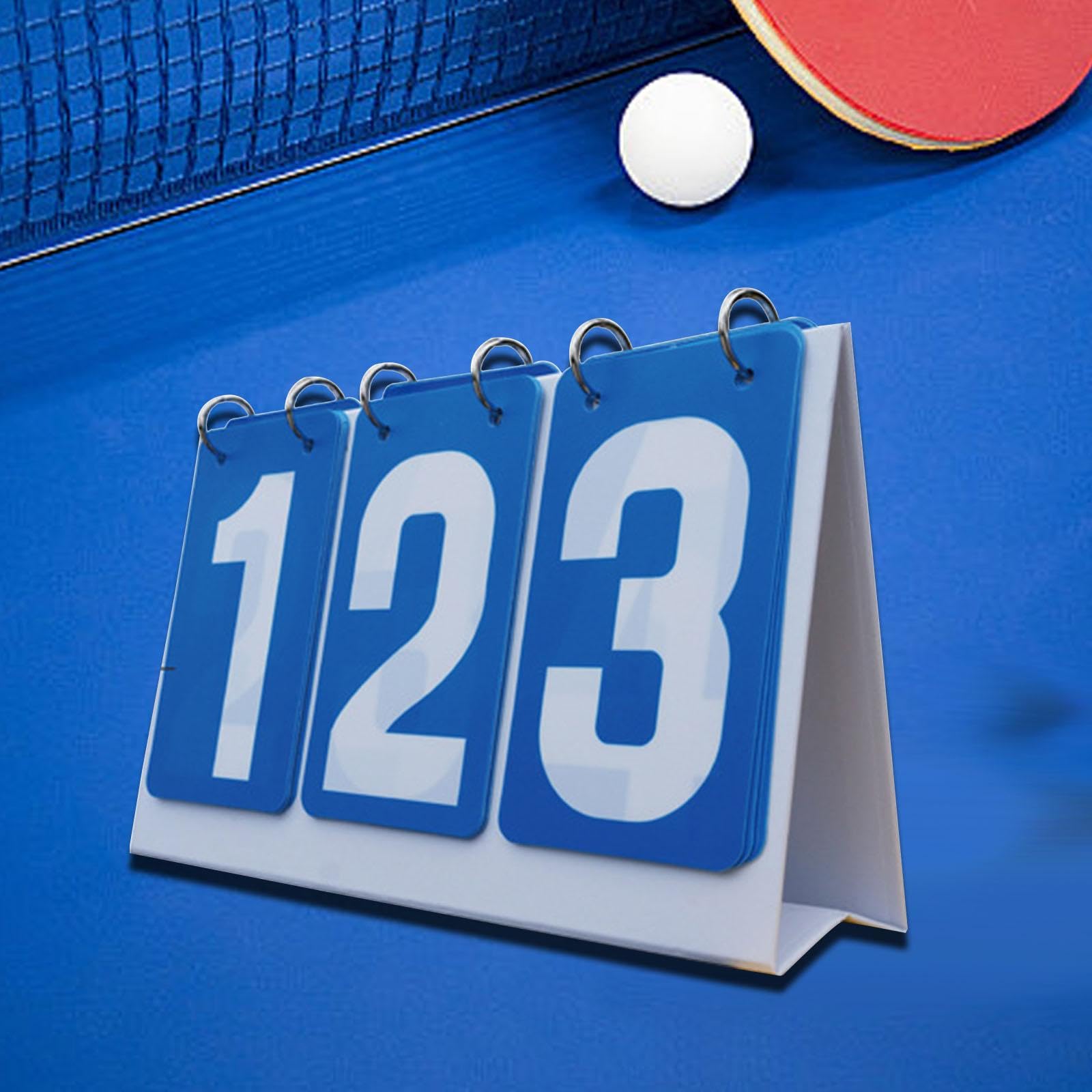 Tableau Score Manuel Flip 3 Chiffres - Compteur Scores Sport PVC | Volley, Football, Tennis