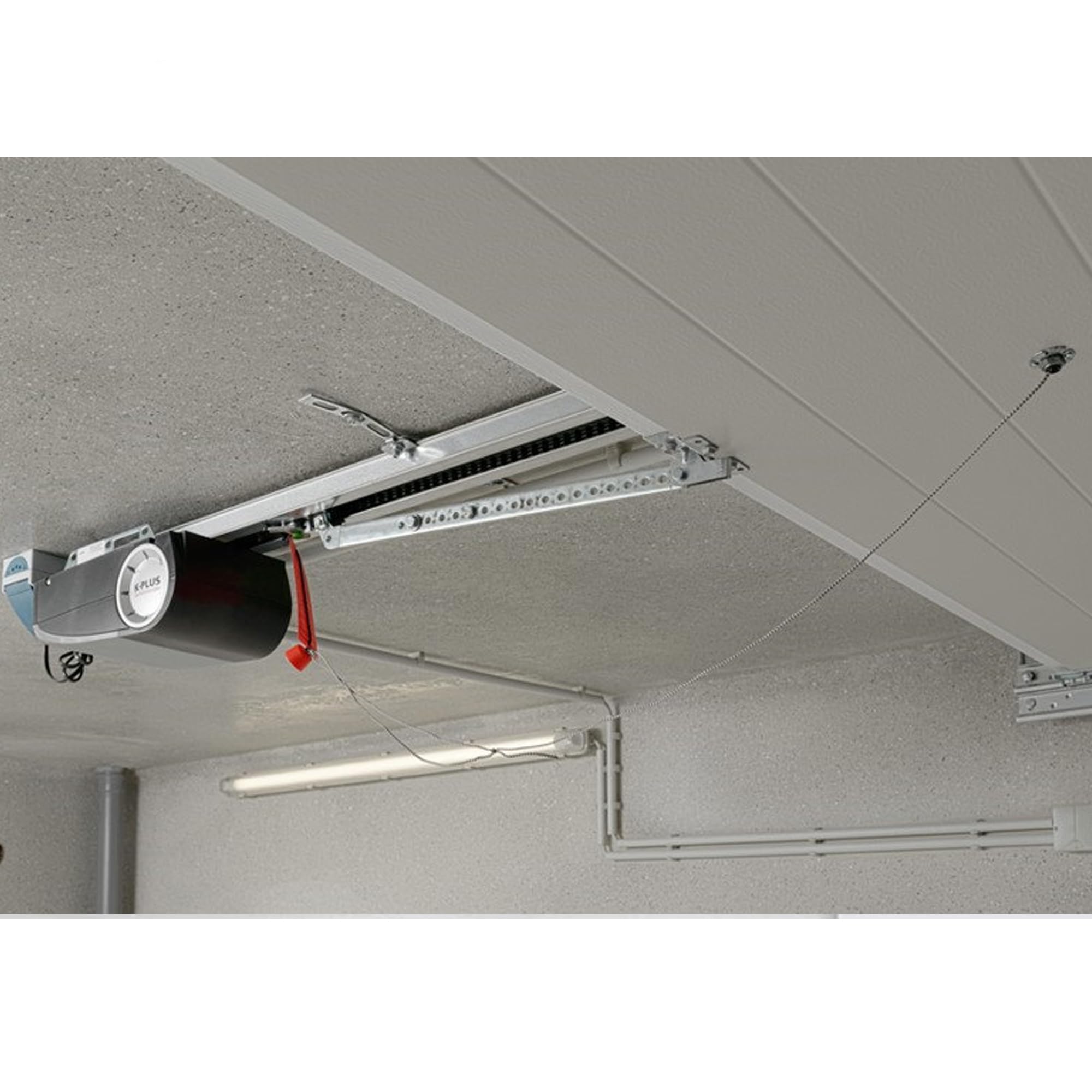 Serratura per porta del garage apertura di emergenza dall'esterno cavo in acciaio 1 metro e 2 chiavi profilo europeo per aprire in urgenza porte basculanti e sezionali per cancelli e autorimesse