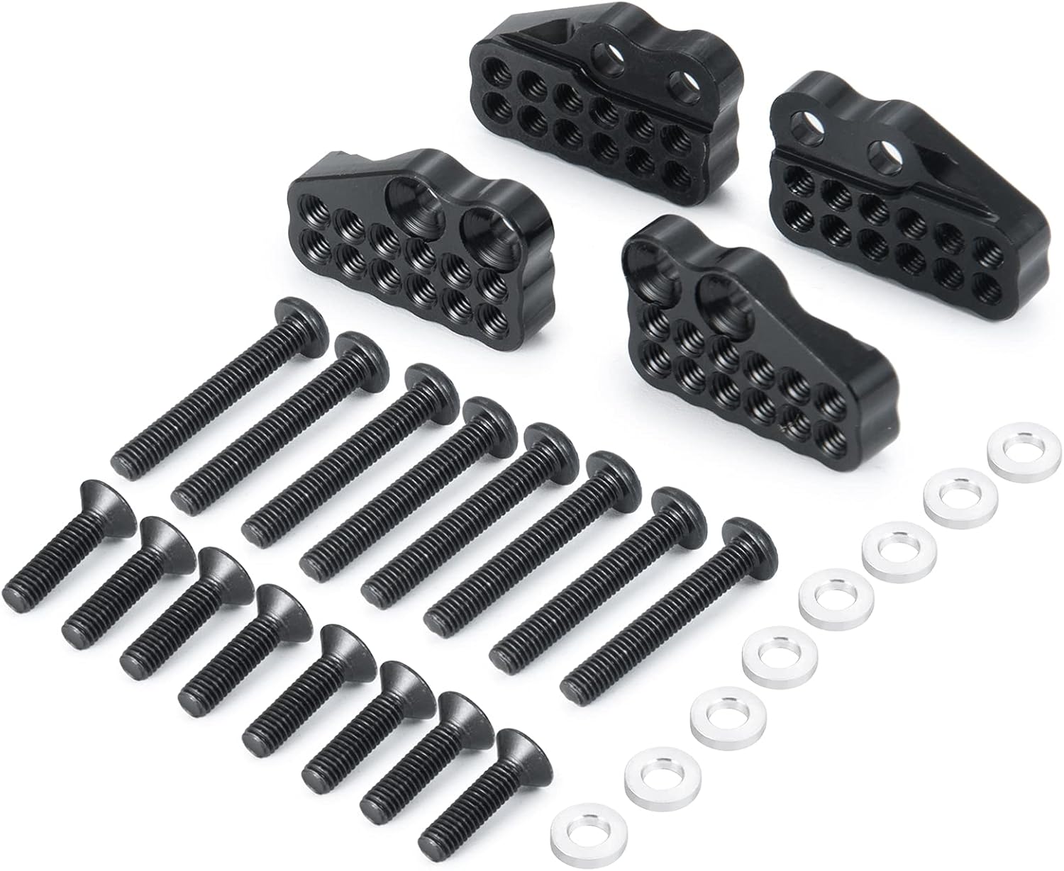 4Pcs Metal Shock Damper Towers Mount Hoops for 1/10 Axial SCX10 AXI03004 Capra RC Crawler Car