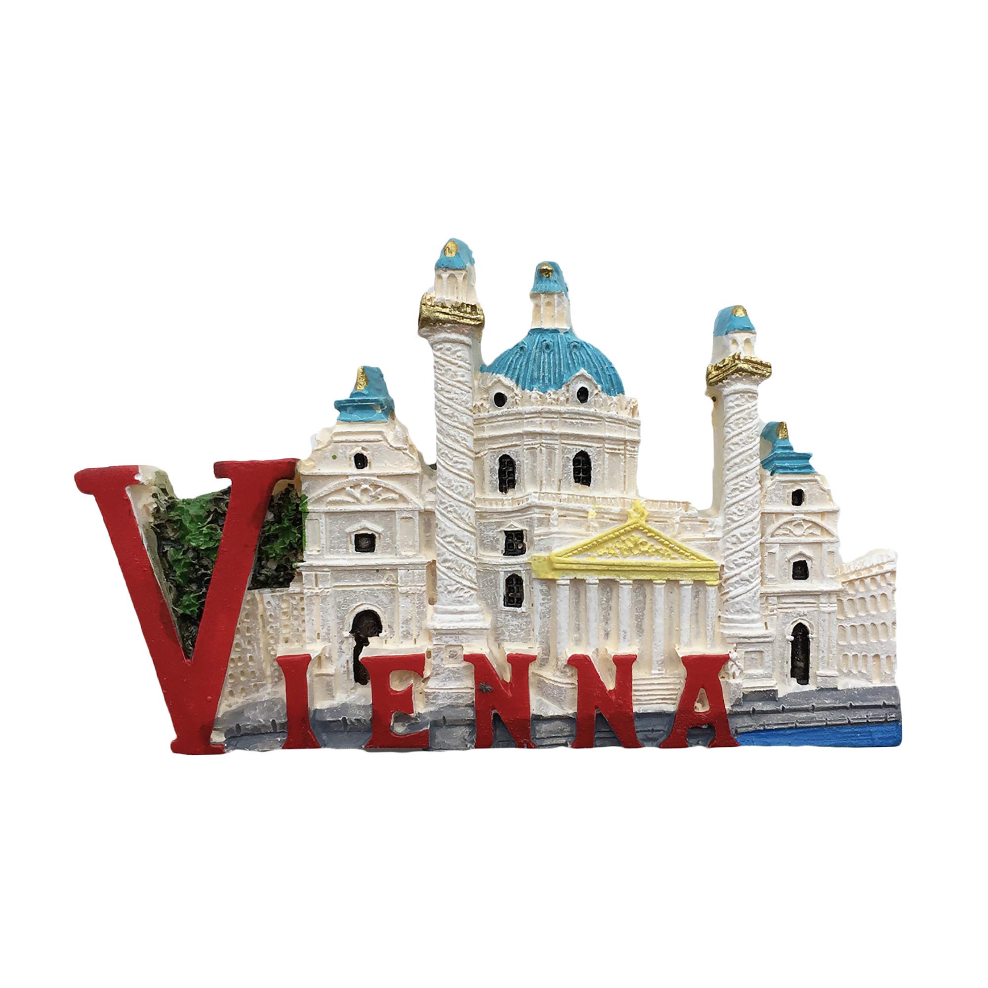 Magnete Per Frigorifero Vienna 3D – Souvenir In Resina Fatto A Mano, Decorazione Casa E Cucina, Regalo Collezionisti