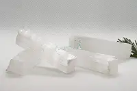 Cristal Selenita Branca Mini 100% Natural com energia de purificação