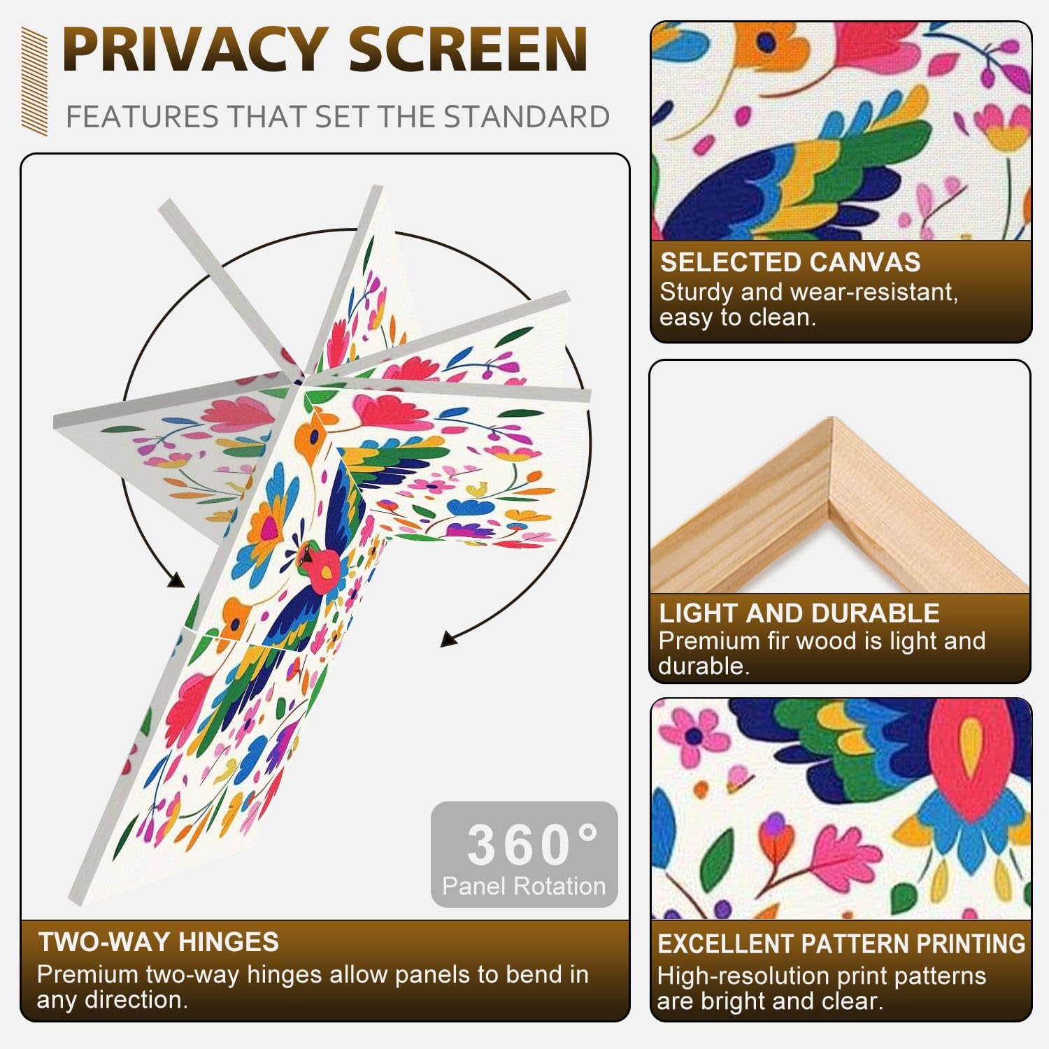 Wood Screen 180 Mexican Flower Traditional Pattern Background Mexican  Ethnic Embroidery Decoration Ornament 2276540141 Paneles Decorativos Para  Pared, image size:1500x1500