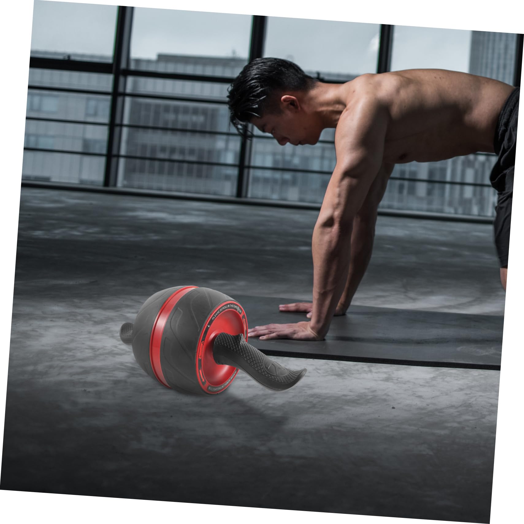 UKCOCO Rueda De Abdominales Equipo Amperio Gimnasia Ruedas Hogar Ejercicio Espuma Saludable Rueda De Rodillo Abdominal Máquina De Rodillos Abdominales Púrpura Abs