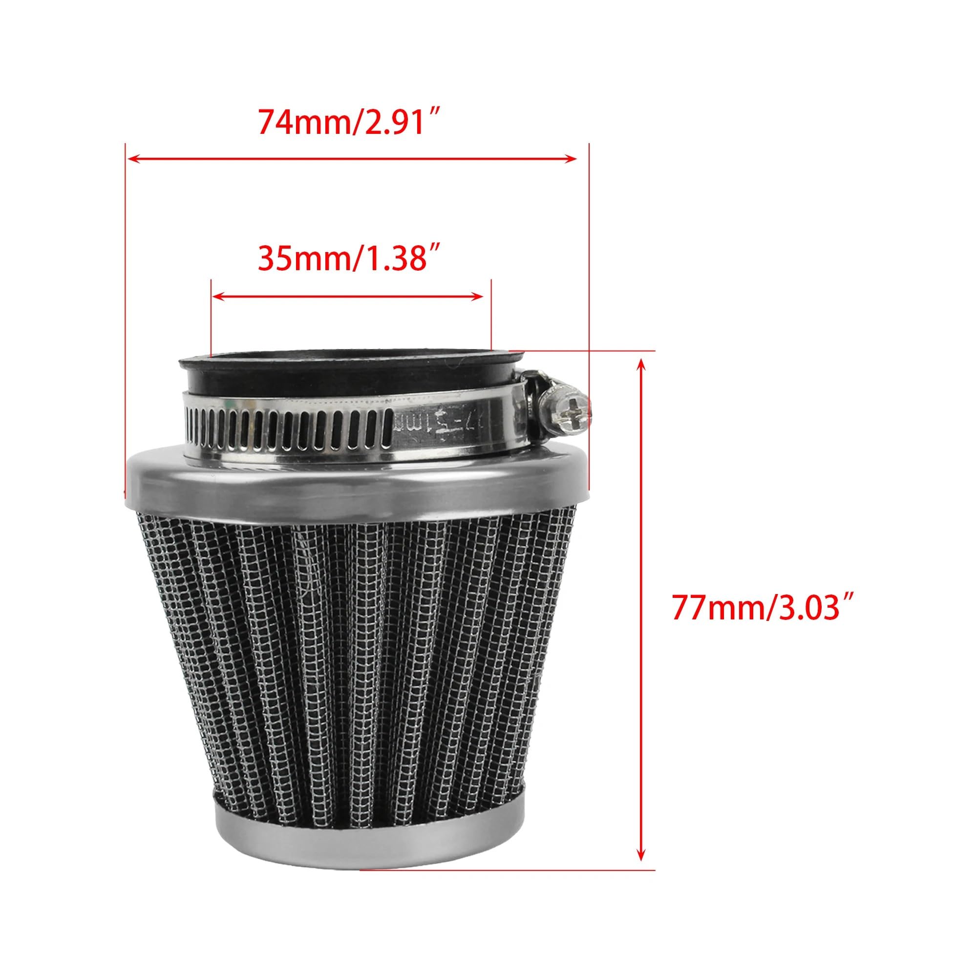 Filtr powietrza Filtr wlotu powietrza gaźnika | Filtr powietrza do motocykla