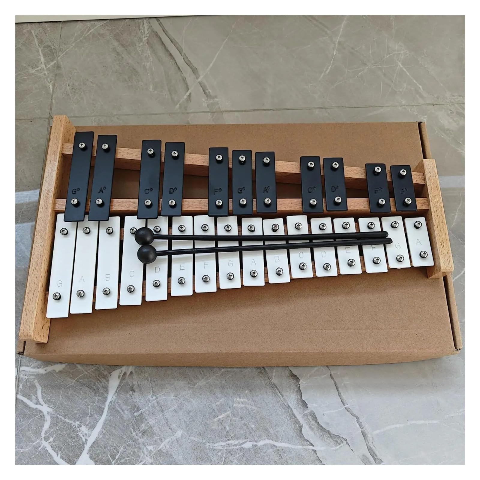 27 Notes Glockenspiel Xylophone | Musica for percussioni manuali for abilità motorie