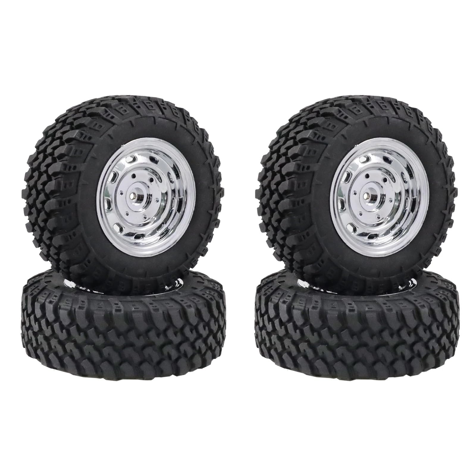 para MN98 para MN82 para WPL C24-1 B36 D12 C64 D74-1 para MN99S Ruedas Goma Hexagonales 5mm Neumático Todoterreno Actualización Coche RC Modificado Reemplazar RC Rueda Neumáticos