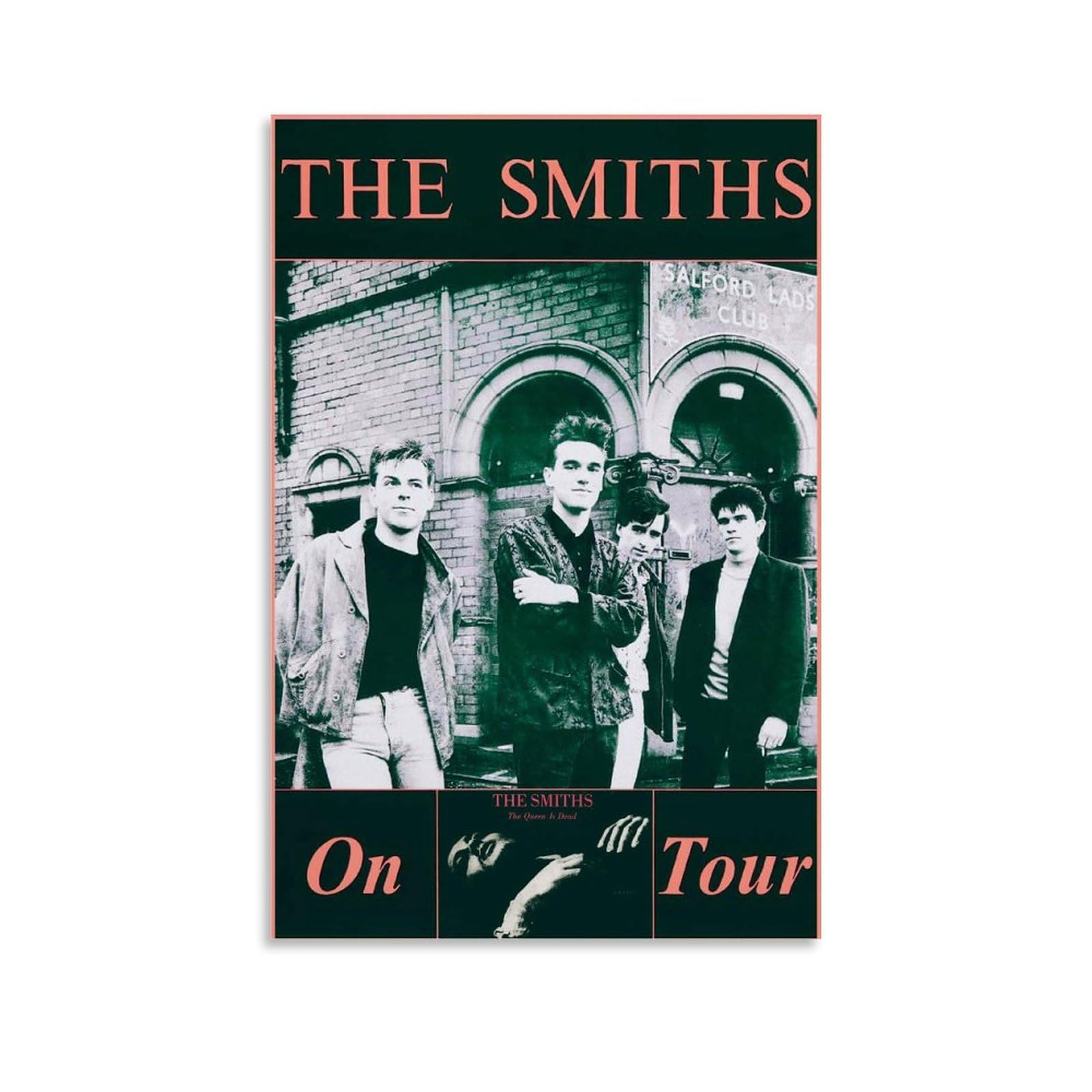 VOXN The Smiths Band Vintage Poster Poster Canvas 90s Wall Art Room Aesthetic Posters 08x12inch(20x30cm)