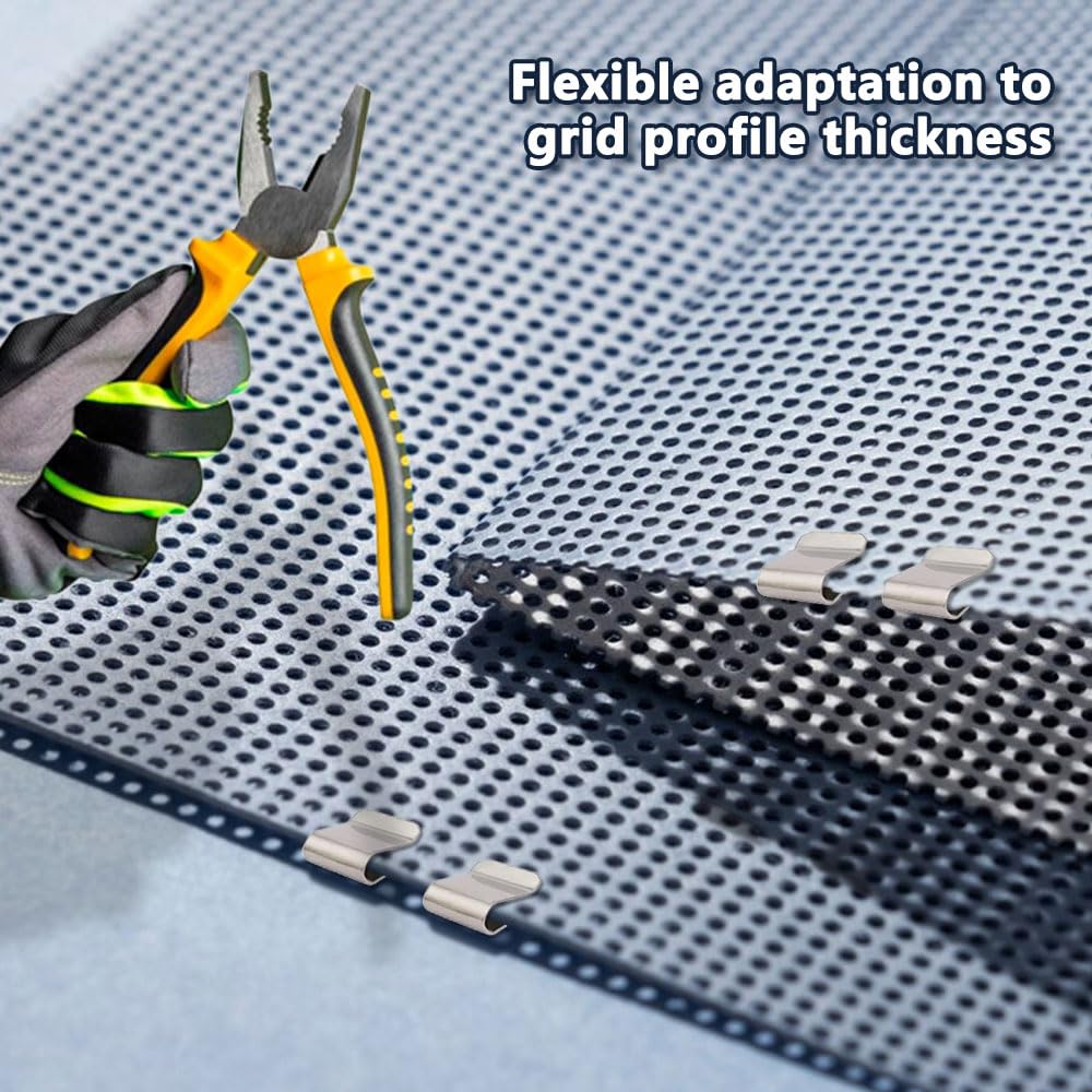 25 Clips U à Ressort En Acier Inoxydable - 21x12 Mm - Pour Fixation Câbles, Tuyaux, Panneaux Solaires