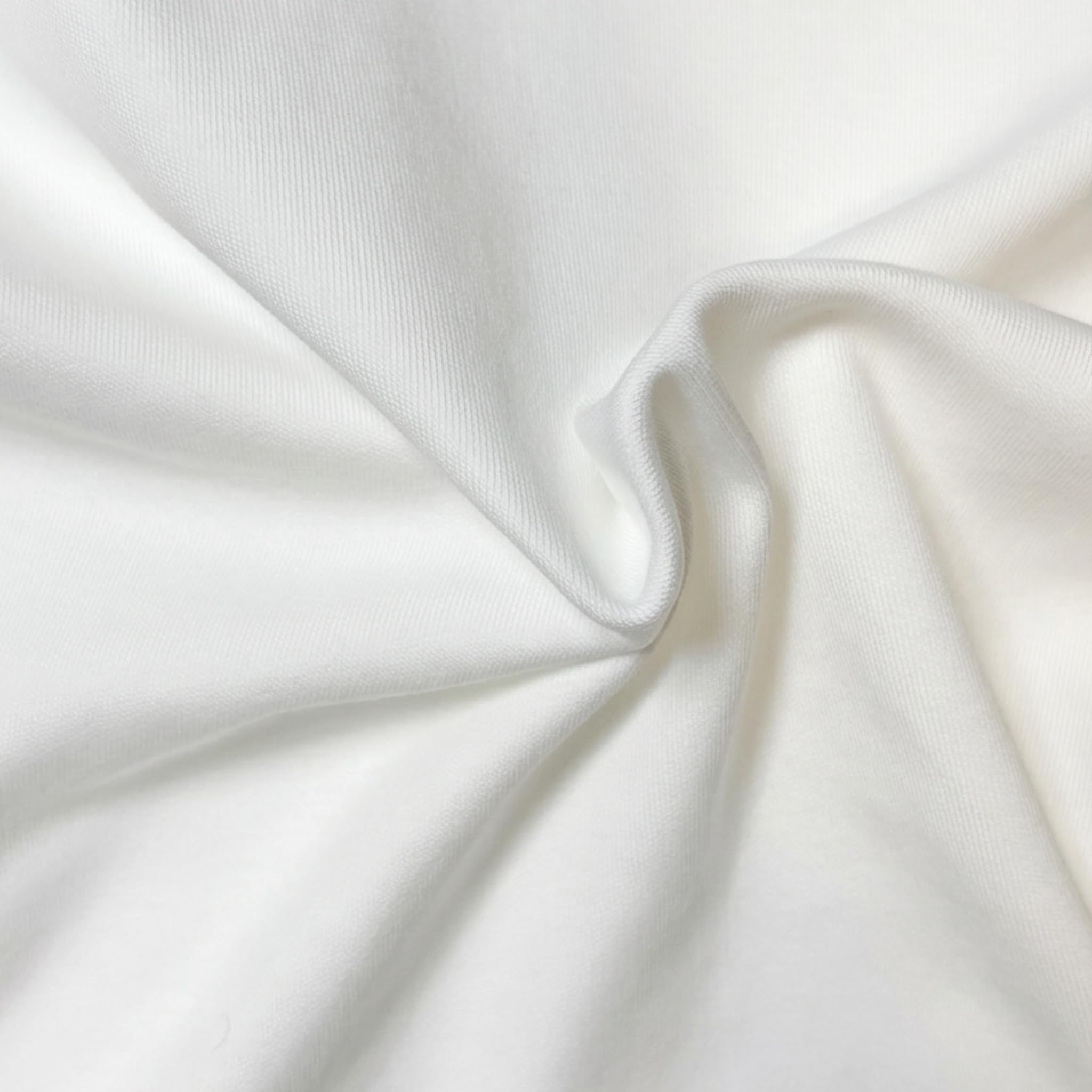 Maglietta bianca Basic da donna, 100% cotone, taglio pulito, bianco, vestibilità regolare in cotone, 290 g/m²