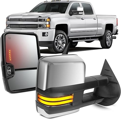 Vista 46 de OCPTY Espejos de remolque para Gmc C2500 1988-2000 para GM 1988-2000 para Chevy para Gmc 1988-2001 para Gmc C/K 1500/2500 Suburban/Yukon 1992-1999