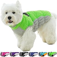 Vista 52 de Chaqueta de invierno para perro, acogedora y reflectante, impermeable, resistente al viento, cálida prenda para mascotas, cómoda ropa de forro polar
