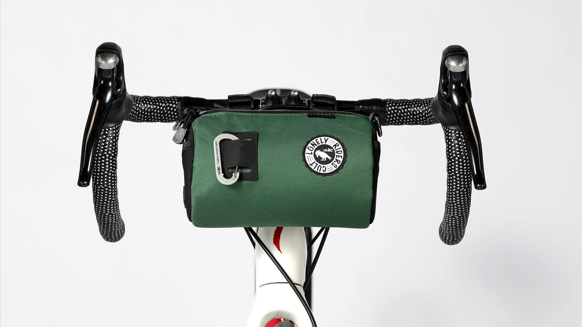 ULAC NEO Porter COURSIER Bicycle Handlebar Bag, Bike Front Feed Bag for Road Bike, Mountain Bike, Cycling Travel (Pine, 2.7L)