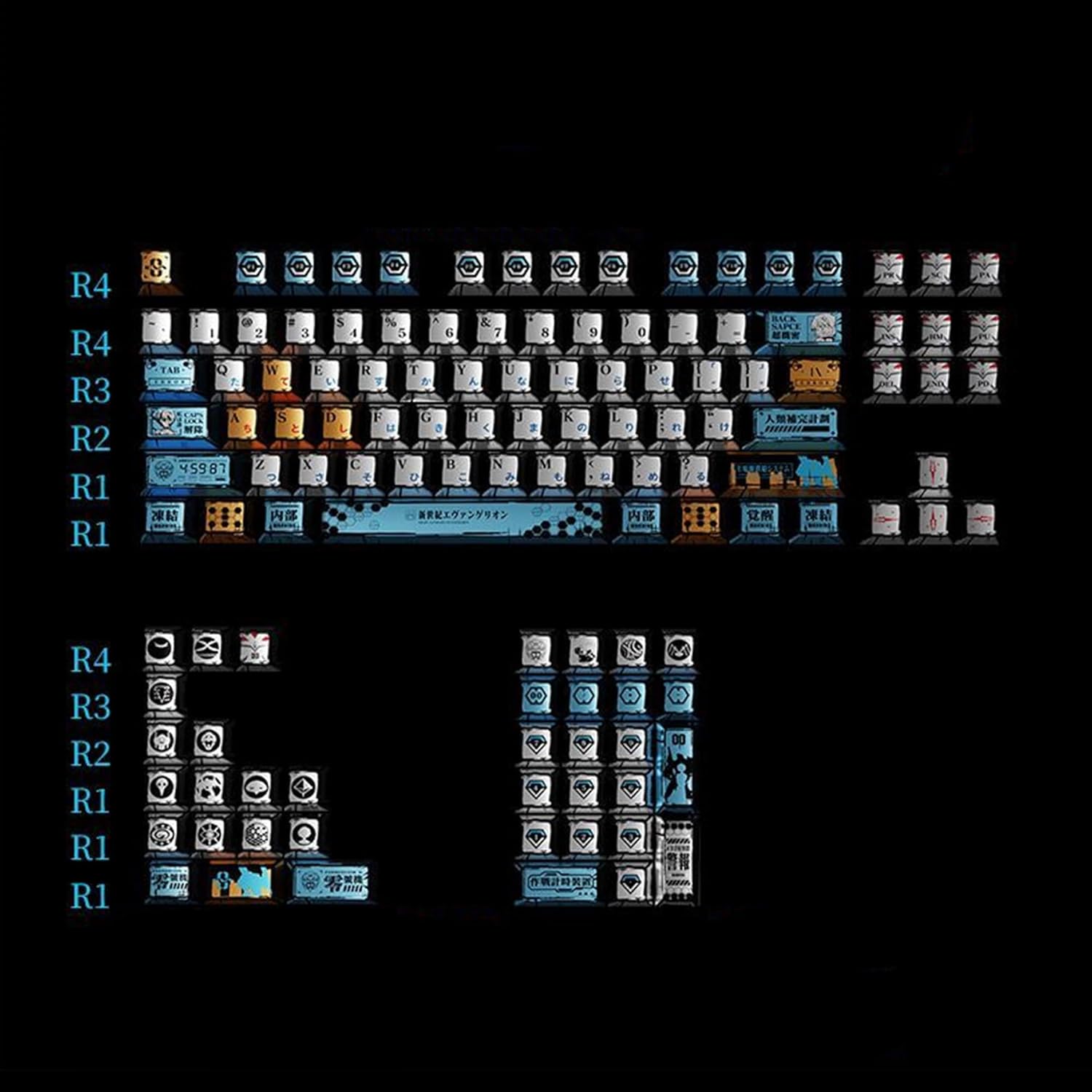 128 Keys Retro Pearlescent Metallic PBT Keycaps - Cherry Profile Dye Sub, Fit 60/65/75/80/100 Layout MX Gaming Mechanical Keyboards (128 Grey Pearlescent Metallic Paint)