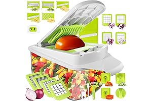 23 PCS Vegetable Chopper Dicer Slicer Cutter - Multipurpose Vegetable Fruit Dicer Cutter Kitchen Gadget