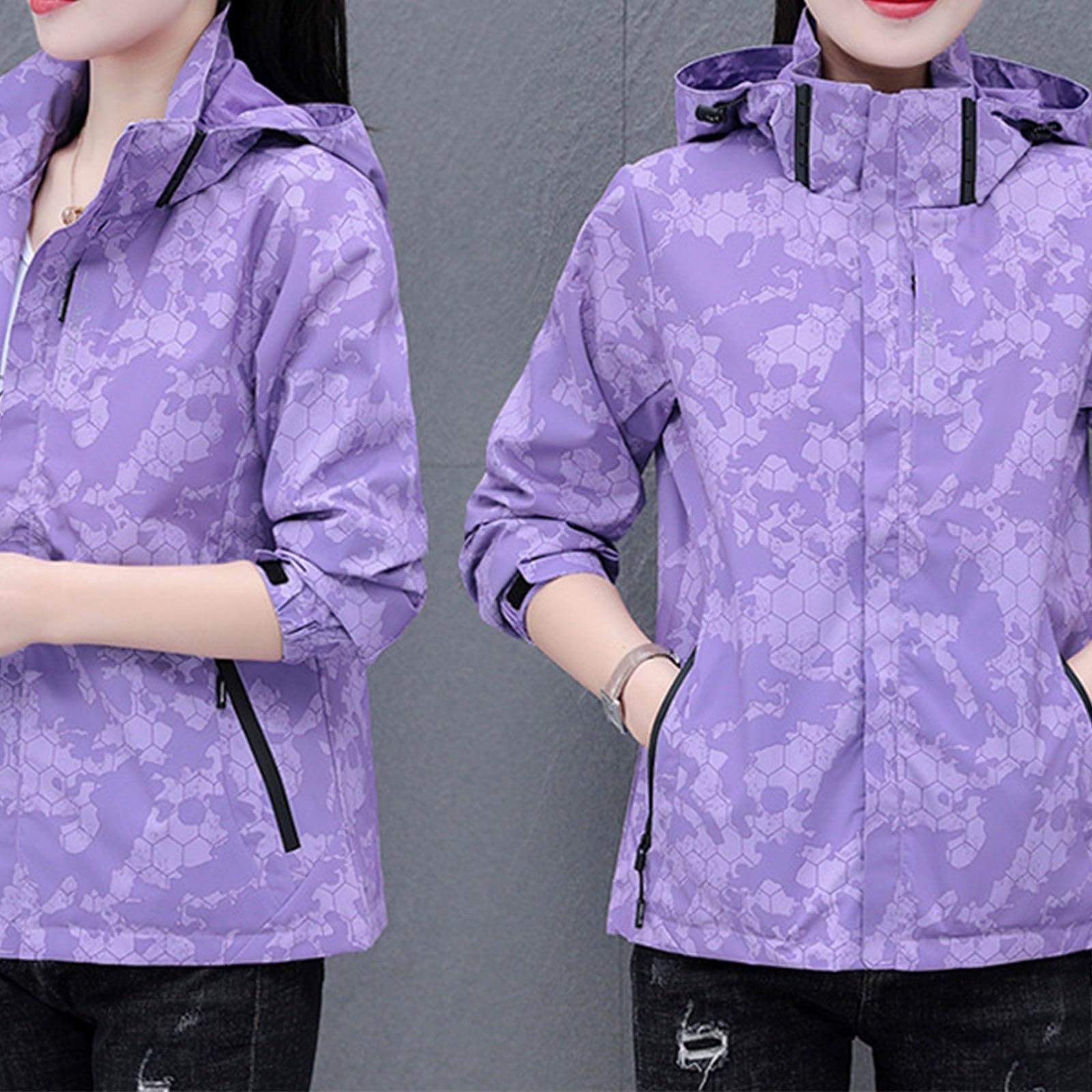Giacca Da Donna Alla E Casual Con Stampa Raffinata Materiale Confortevole Adatto Alle Donne In Autunno Inverno Sacchetti Per Abiti Giubbotto Antipioggia Antivento Running Invernale