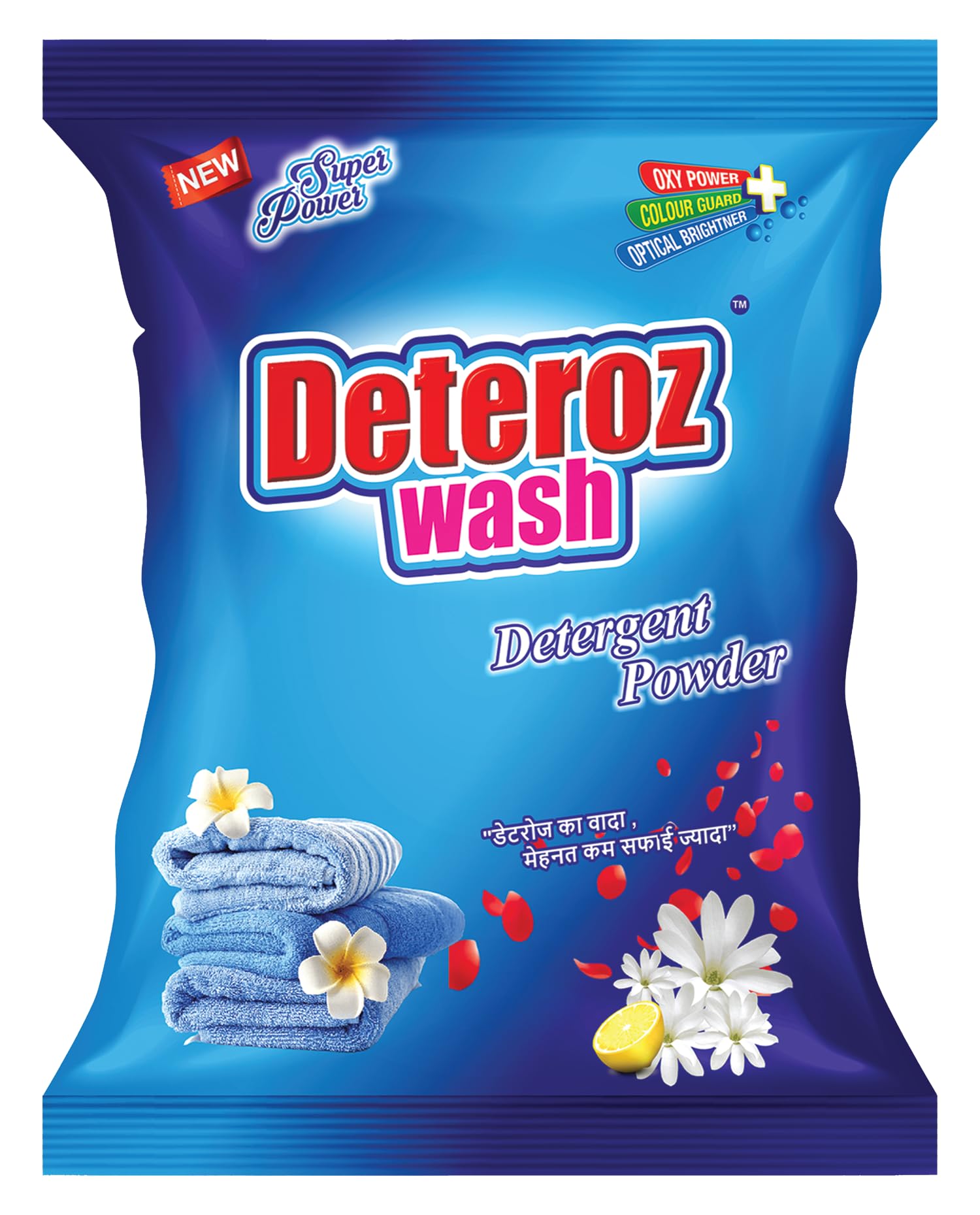DETEROZ WASH Washing Powder Tackes the TOUGHEST Dried-in-Stains Super Power |Smart Enzymes Technology |Colour Guard | Enduring Freshness For your clothes | 5 Kg |Lemon Rose Fragrance | (B0D5R46K43) Amazon Price History, Amazon Price Tracker