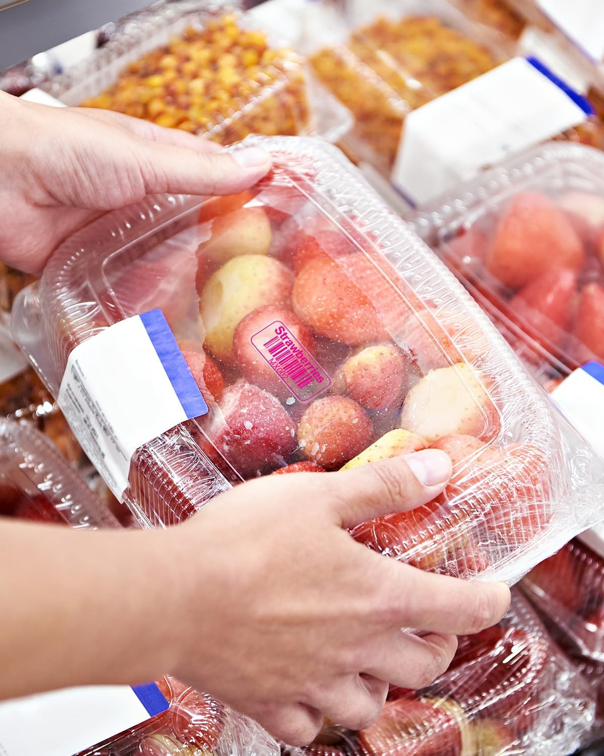 D30 Label Maker Tape - Color Fonts on Clear/Transparent D30 Labels, Self-Adhesive, Compatible with Phomemo D30, 14mm x 30mm (0.55" x 1.18"), 210 Labels/Roll, 3 Rolls (Red x 1, Blue x 1, Green x 1) - Image 8