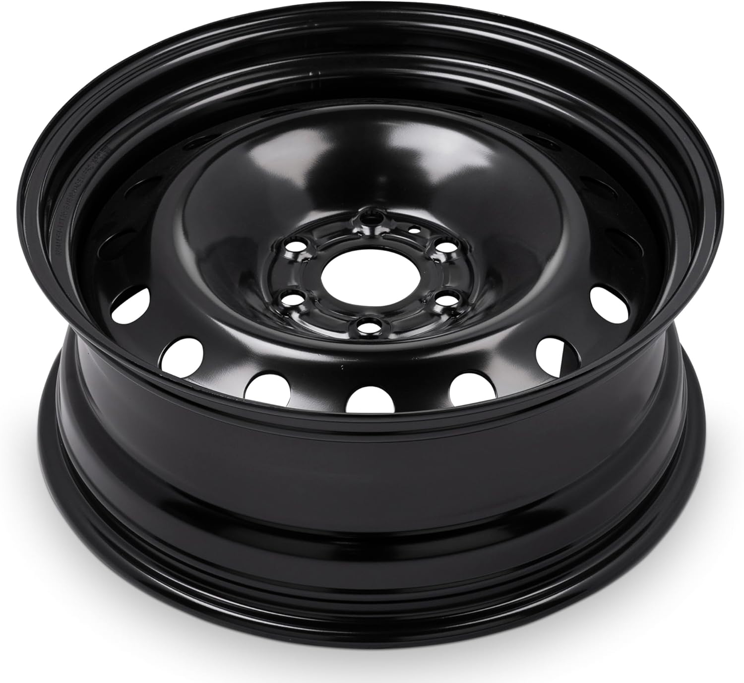 For 2003-2024 Chevrolet Silverado 1500 20 Inch Painted Black Steel Rim - OE Direct Replacement - Road Ready Truck Wheel