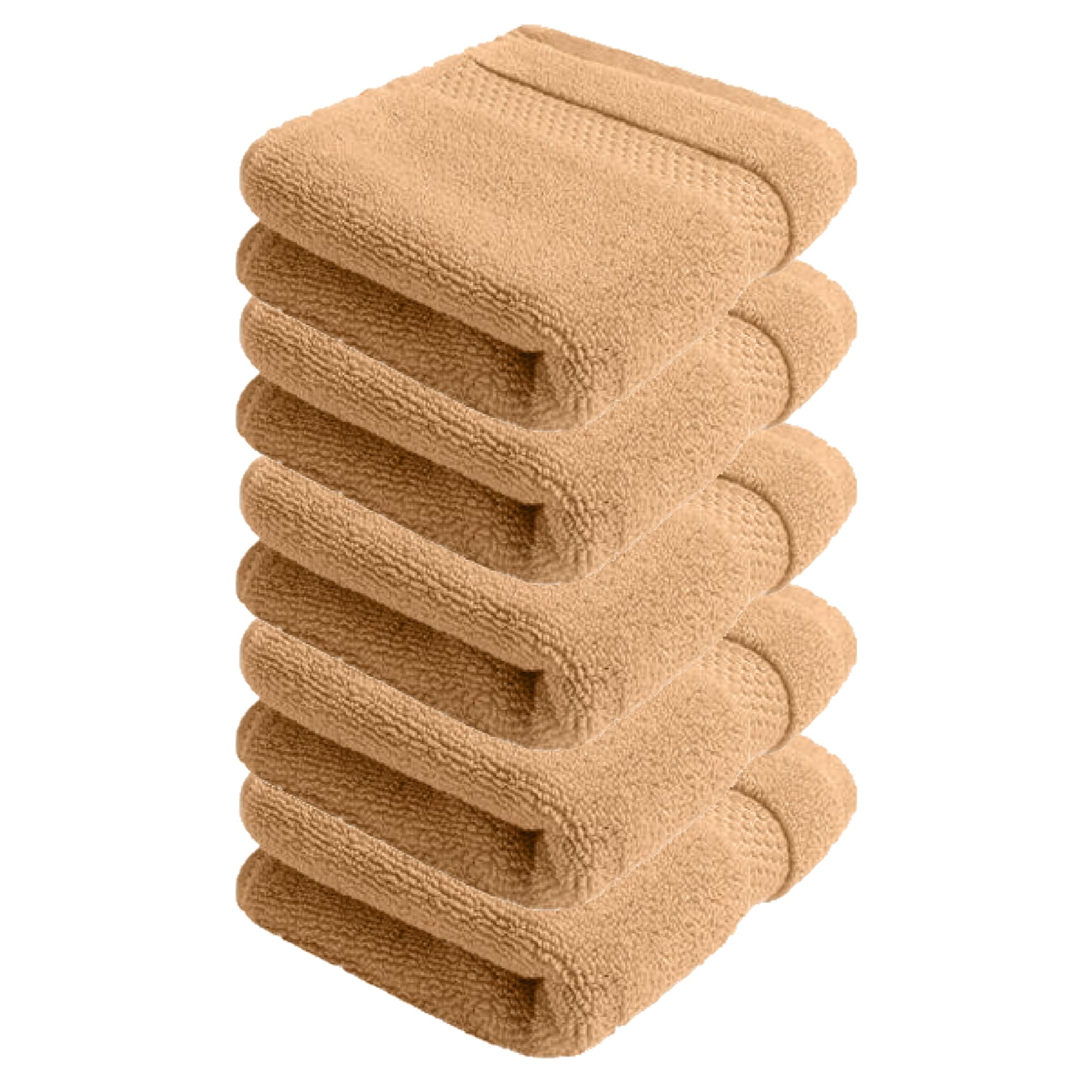 Home Plus Studio Super Soft 100% Cotton Hand Towels Set for Gym and Workout, Soft, Absorbent, Quick Dry, 150 GSM, 40X70 CM (Beige, Pack of 5)-image-17