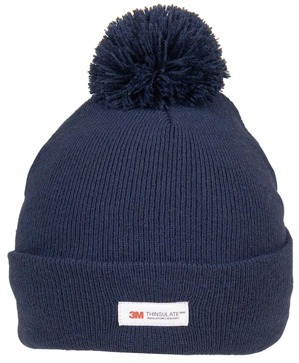 SSP Hats Mens Knitted Bobble Hat with Genuine Thinsulate™ Inner - Navy, One Size