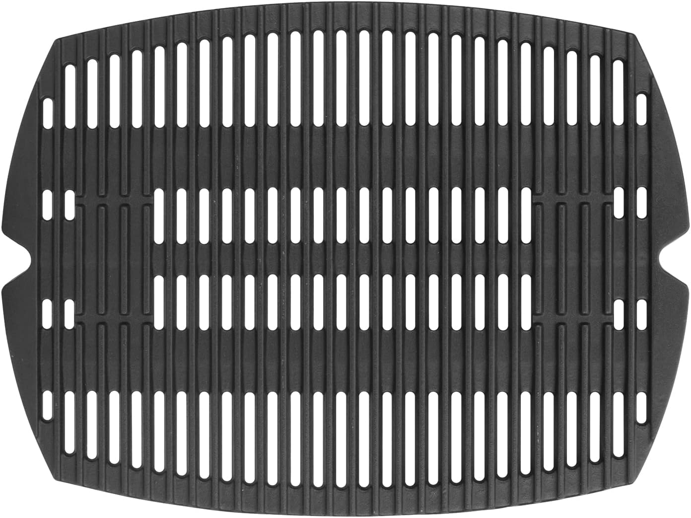 7582 cooking grid grates for weber q100 q1200 q1400 q120 q1000 gas grills, 50060001 51060001 52020001,bbq accessories for weber baby q, matte cast iron,1 pack for weber 7582 grate