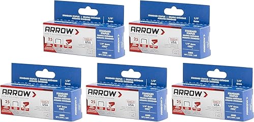 Miniatura 5 de Arrow 202-EK - Grapas estándar de 14 pulgadas de longitud, paquete múltiple de suministros de oficina de acero galvanizado para engrapadoras de
