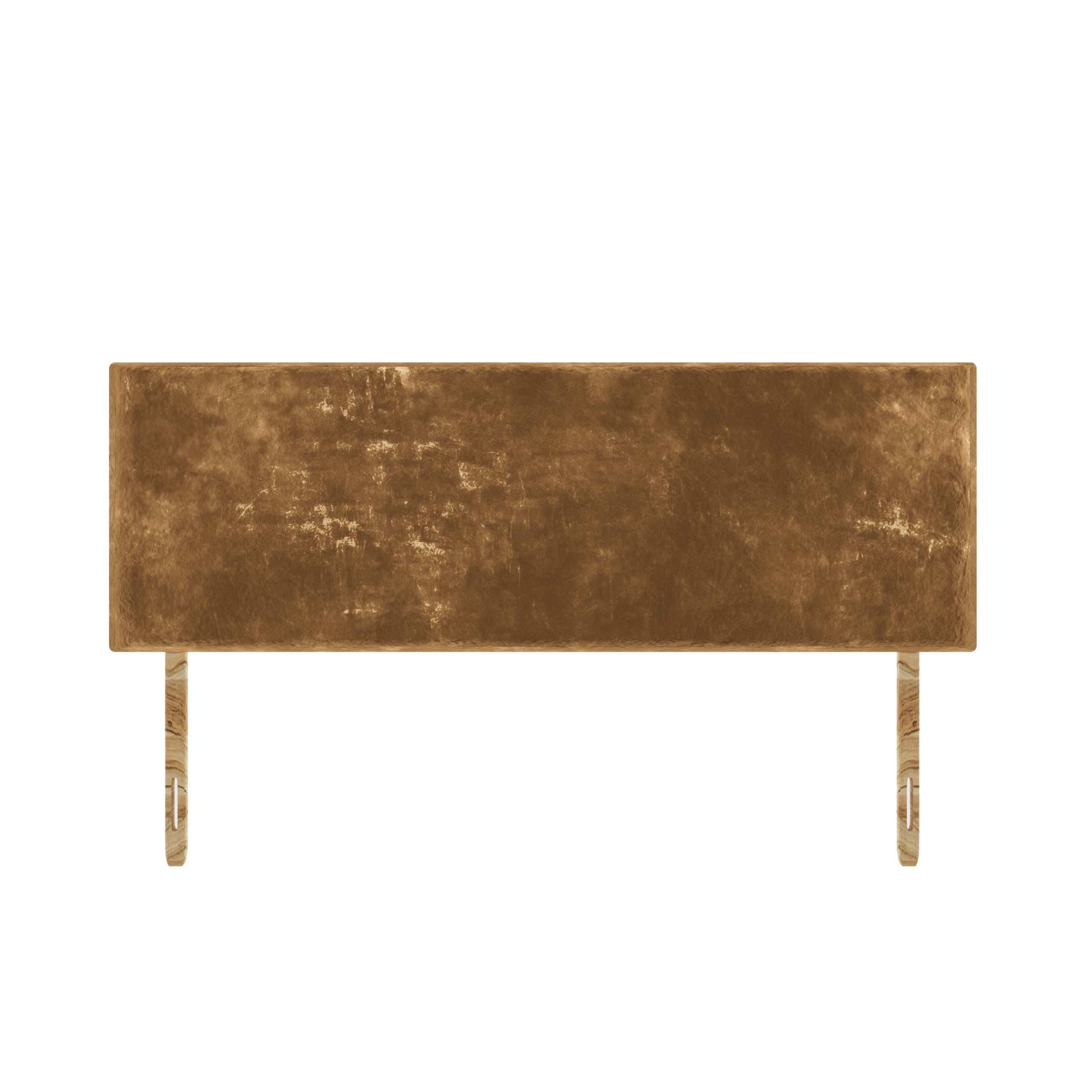 SANA SLEEP Plain Plush Velvet HeadBoard - Luxury 20" Upholstered Design for Divan Beds - Multiple Fabric Options for Bedroom and Hotel Furniture - 6FT Super King - Beech