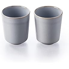 Smokey Blue Glazed Stoneware 4-Inch Bowls, Set of 3