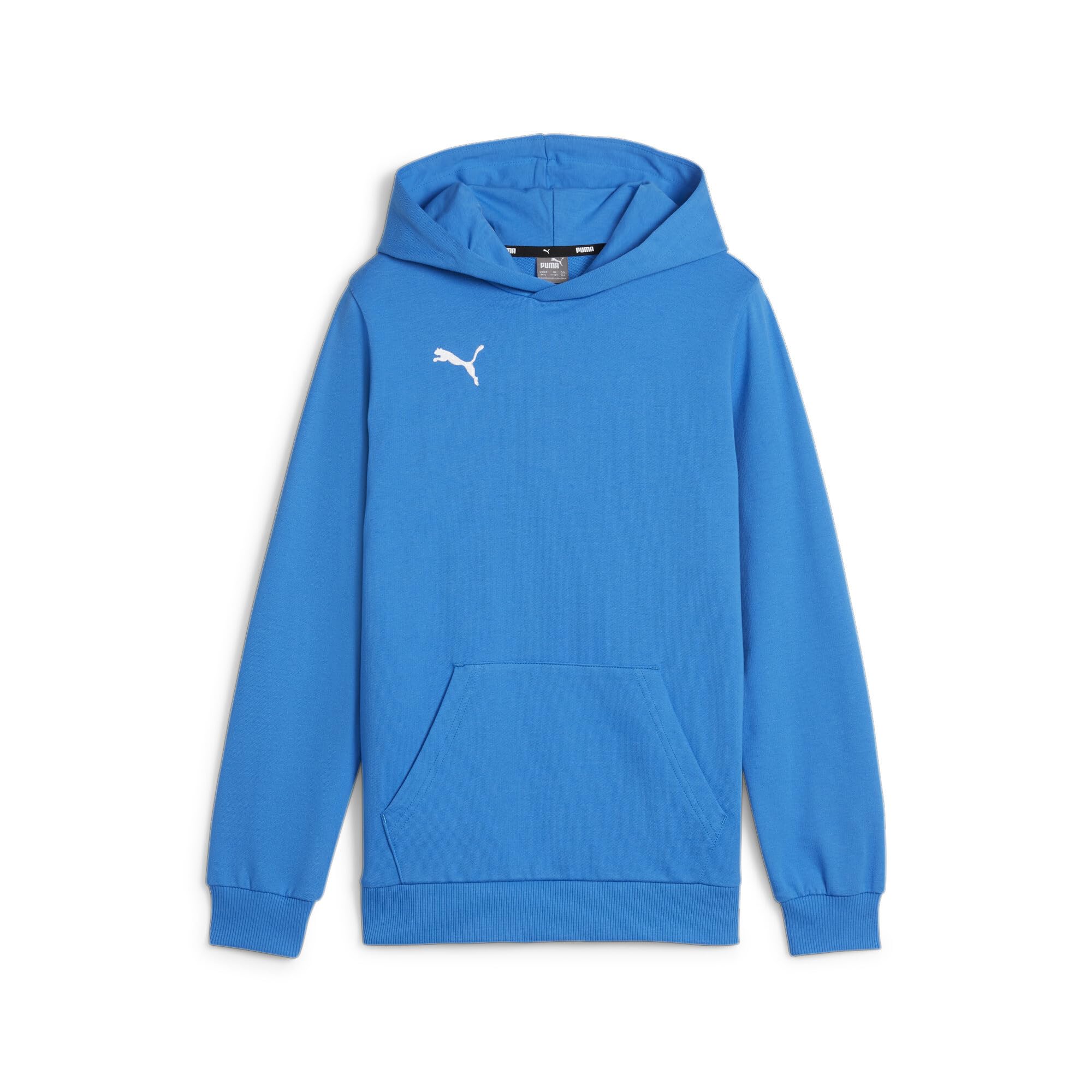 PUMA Boys Teamgoal Casuals Hoody Jr Pullover, Ignite Blue-puma White, 152 EU