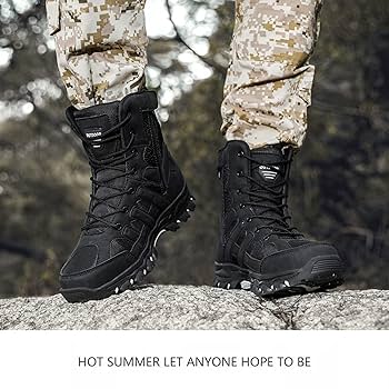 Amazon.com: Lfzhjzc Men's Tactical Boots, Work Boots for Men