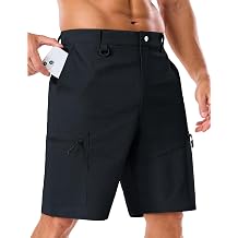 Mens Cargo Shorts Lightweight Quick Dry Golf Shorts Men with Pockets for Fishing Camping Outdoor Travel