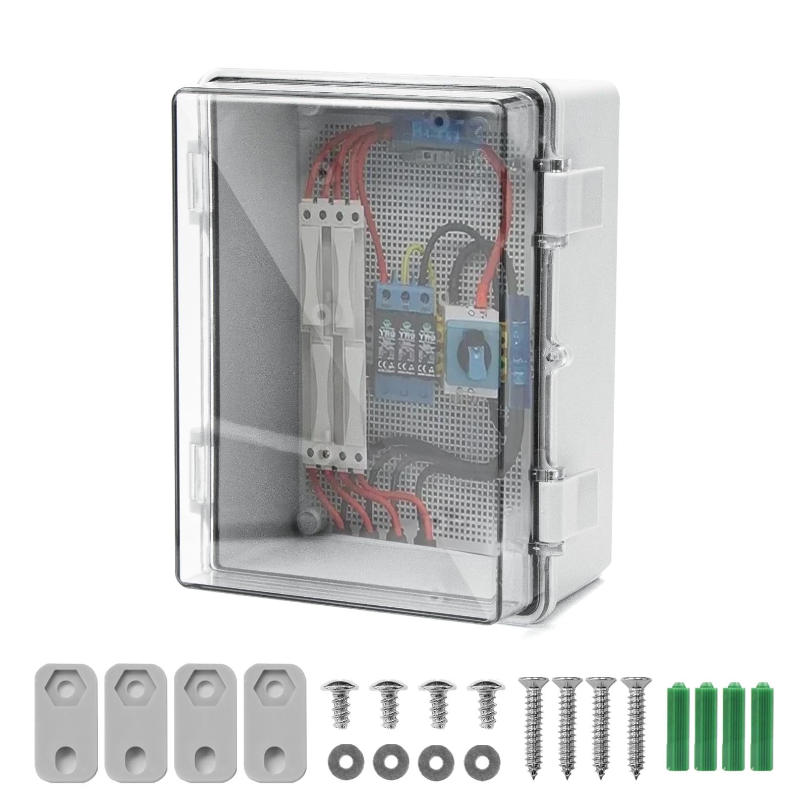 Waterproof Junction Box IP65, Surface-Mounted Distribution Box Made of ABS