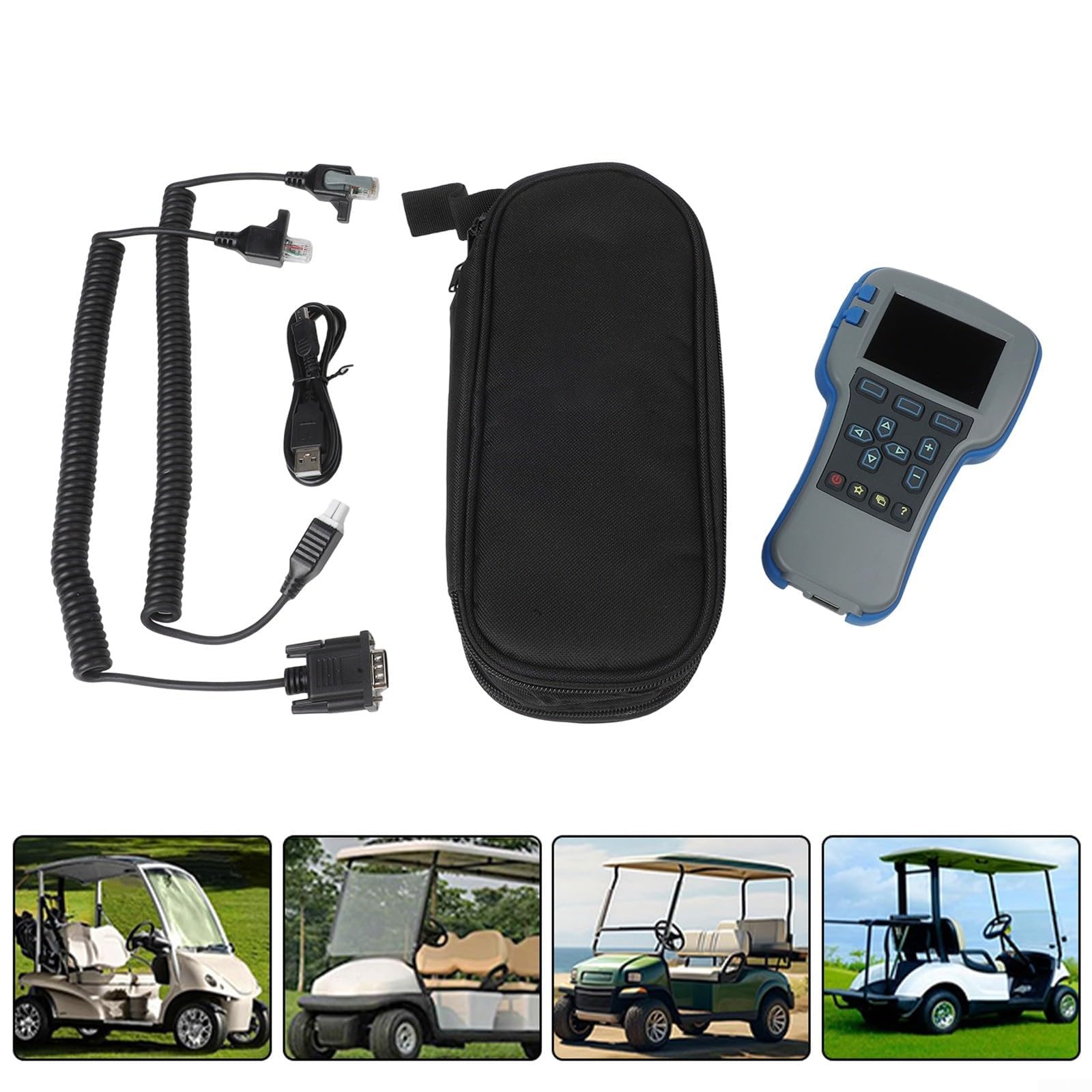 Programmatore portatile multi porta, programmatore portatile per carrelli elevatori Curtis che consente un'efficiente programmazione controllore ABS + alloggiamento in metallo