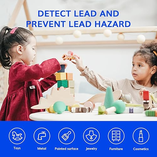 Miniatura 5 de ATAKIT - Kit de prueba de plomo instantánea, paquete económico, hisopos de prueba rápida de superficie de plomo (50 piezas) - Uso en platos de