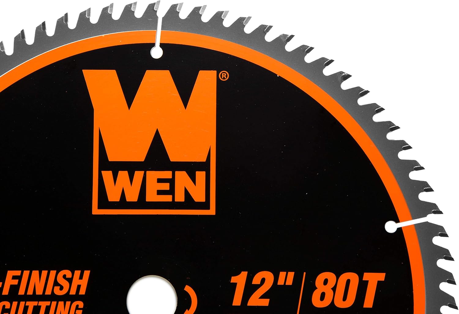 WEN BL1280 12-in 80-Tooth Fine-Finish Professional Woodworking Saw Blade for Miter Saws and Table Saws & BL1248 12-in 48-Tooth Carbide-Tipped Professional Woodworking Saw Blade