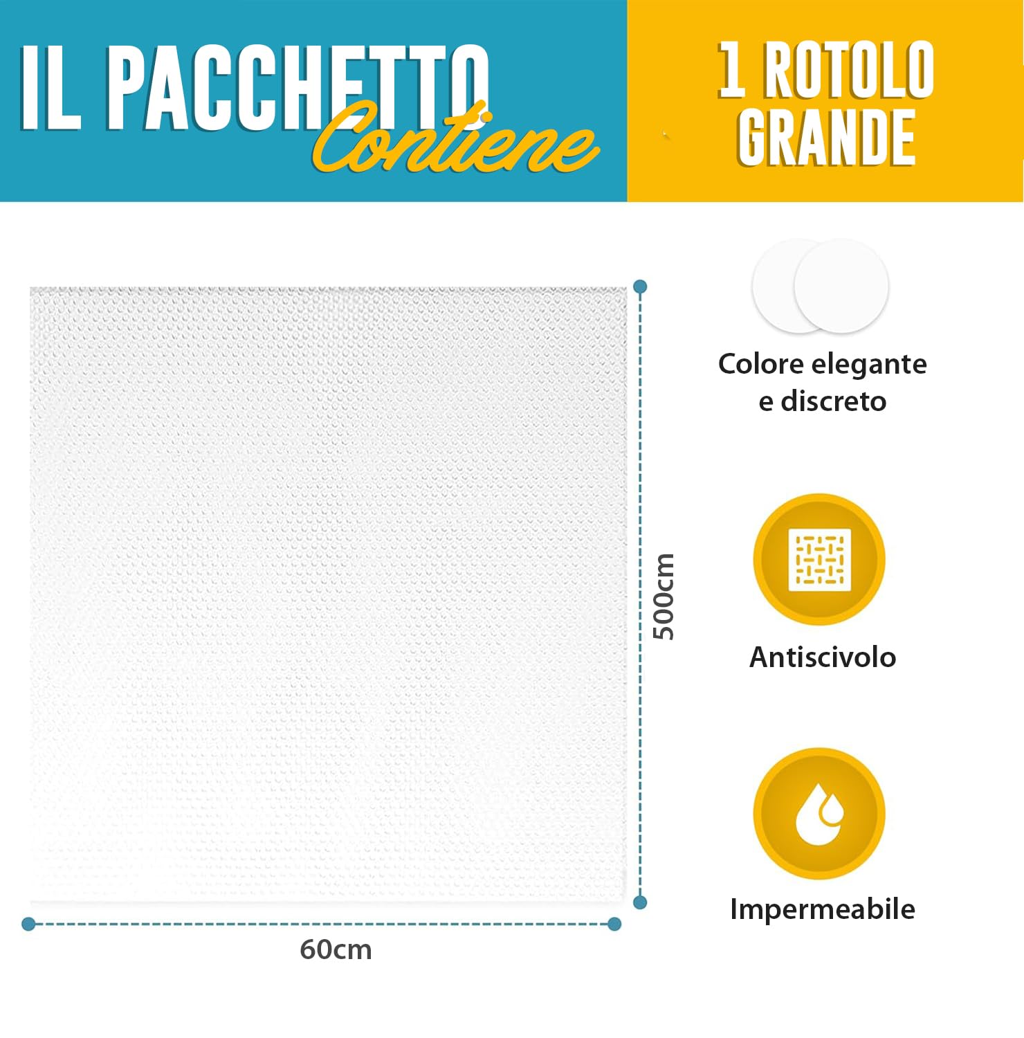 SIKADEER Tappetino da sotto il lavello, 71 x 48 cm, impermeabile, tappetino in silicone per cassetti da cucina, mensole e armadietti, protezione per organizer da cucina e stoccaggio, vassoio per