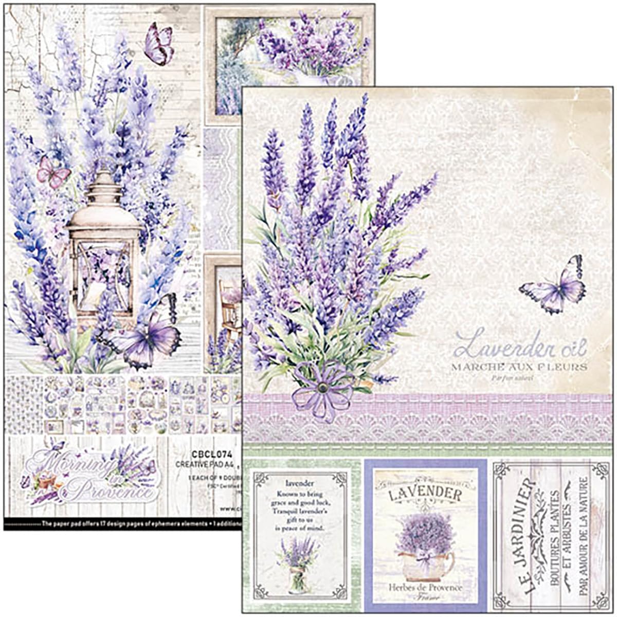 Ciao Bella Purple Morning In Provence A4 Creative Pad