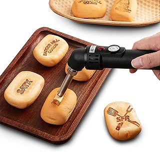 Personalized Electric Branding Iron - Custom Branding Iron for Food With Premium Brass,Burning Stamp for Burger,Bread and Cake