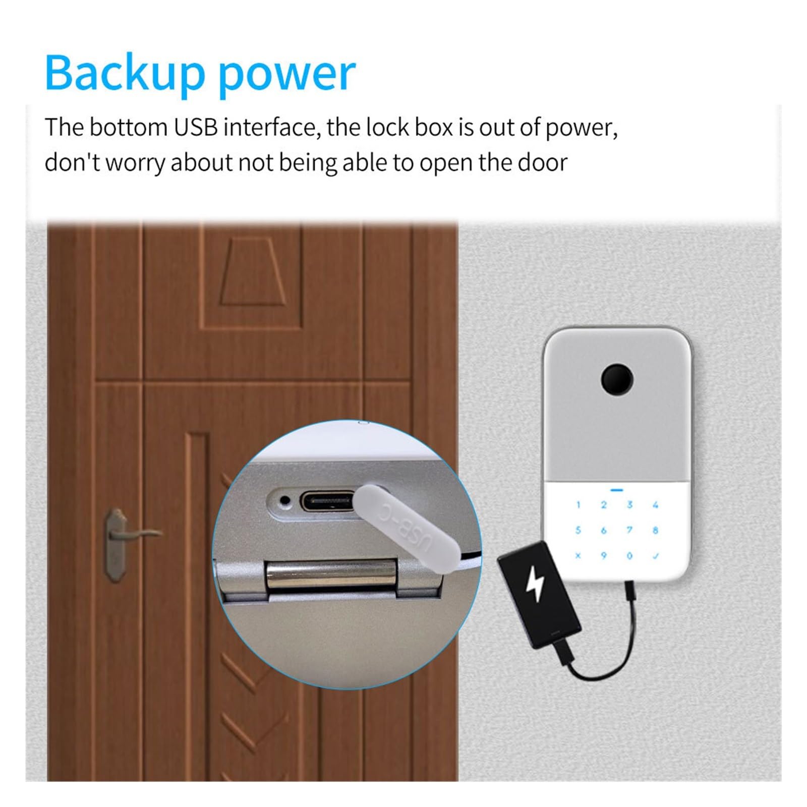 Safe TTLOCK-Schlüsselkasten, Aufbewahrungs-Geheimschlüssel-Schließkasten, APP, entsperren Sie wasserdichte Arbeit mit Bluetooth-Gateway-Schließkasten