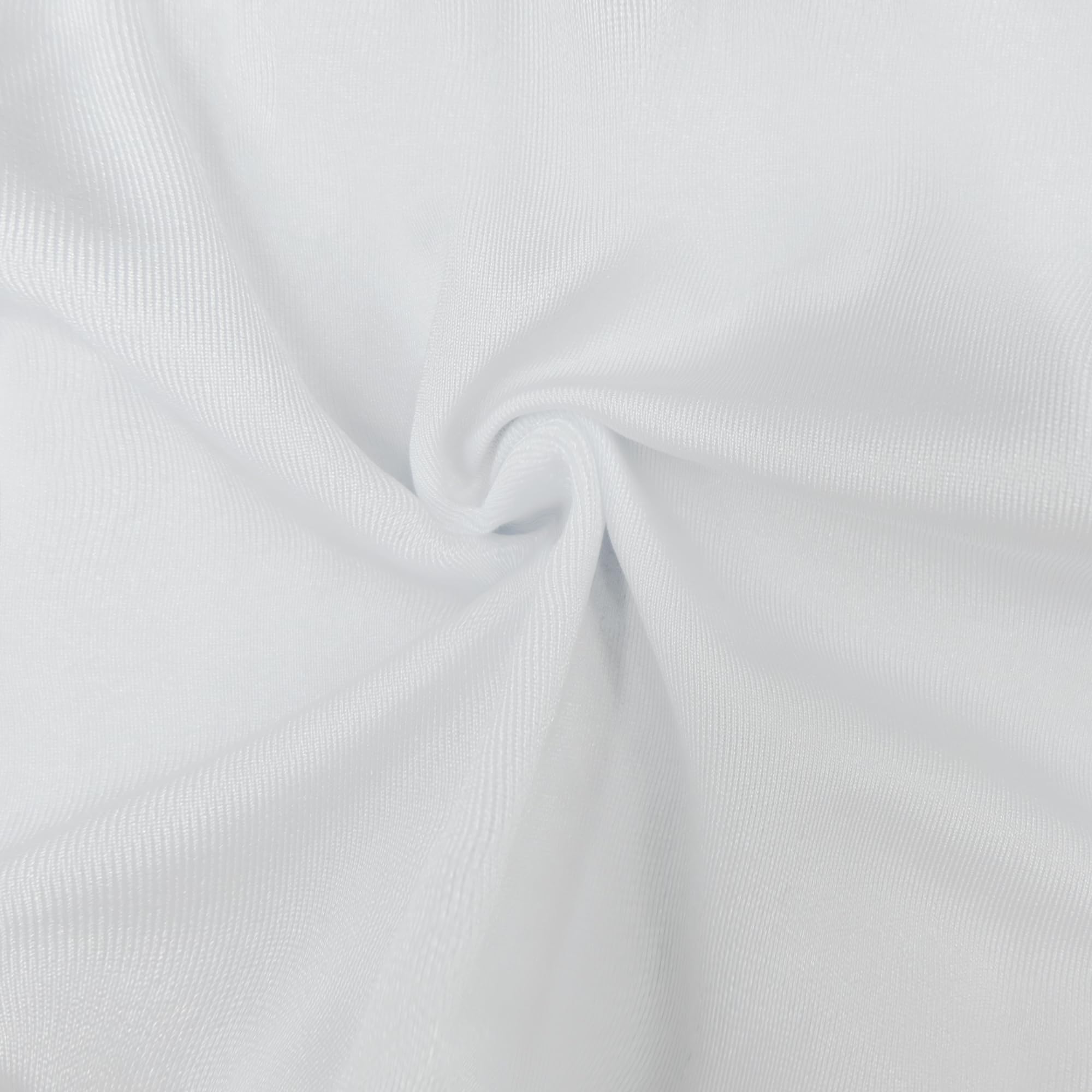 Luxallacki Plain Color 8 Straps Retro Garter Belt with Adjustable Suspender Metal Clips for Thigh High Stocking: 3X-Large White