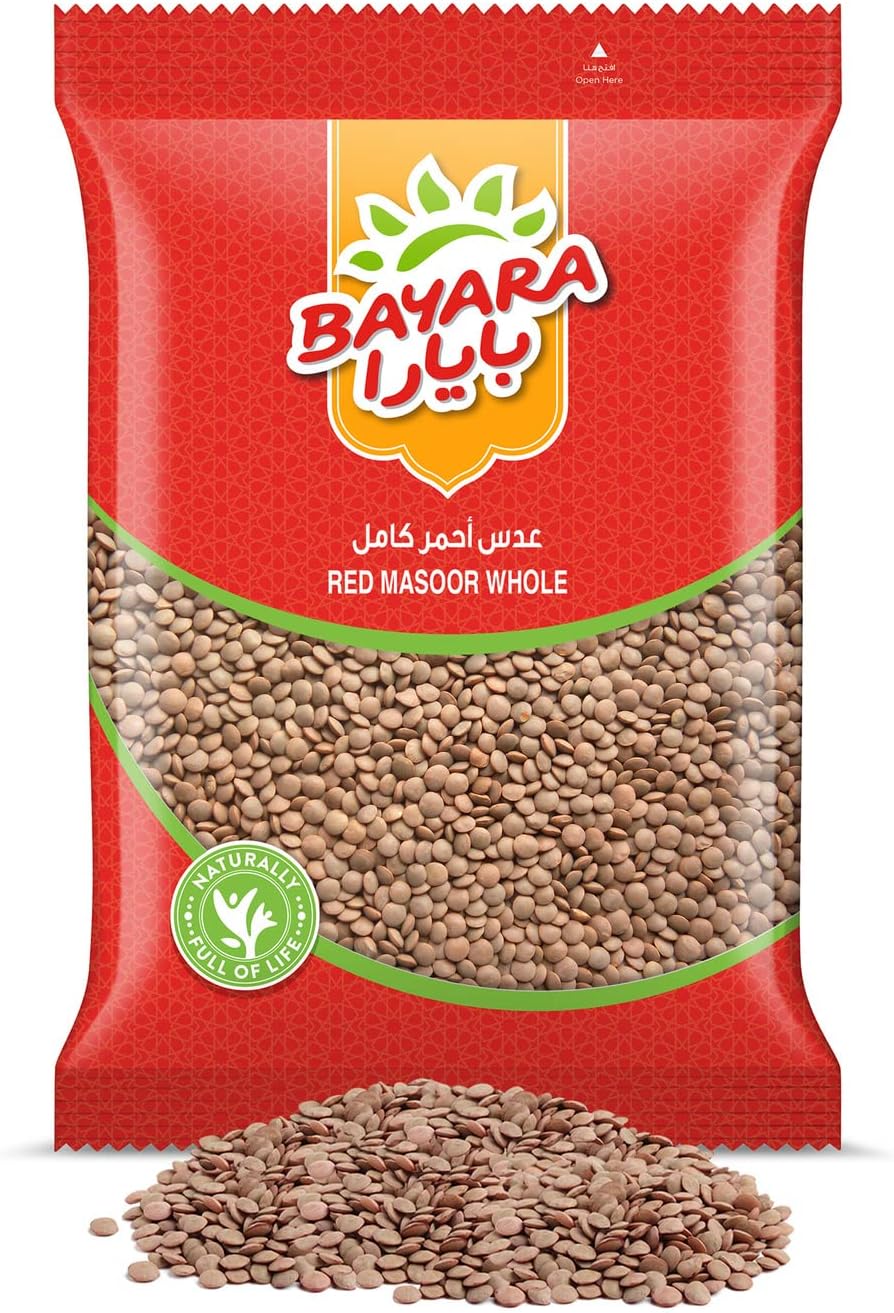 Bayara Red Masoor Whole 400g