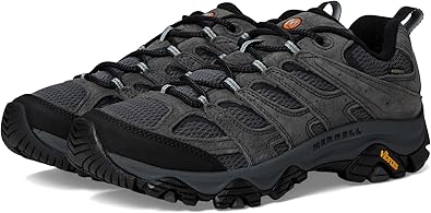 Merrell Moab 3 Waterproof Hiking Shoe, Granite, 12